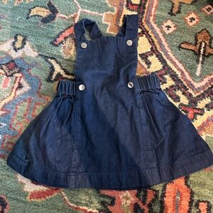 Jacadi Denim pinafore Dress